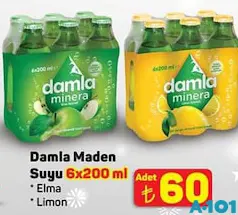 DAMLA MADEN SUYU 6X200 ML fiyat ve kampanya bilgisi